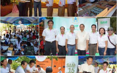 SAM จัดกิจกรรม CSR “สร้างสรรค์ ปั้นอาชีพ” ร่วมโครงการพระดาบสสัญจร