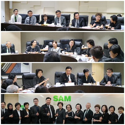 SAM ให้การต้อนรับผู้ว่า กนอ.