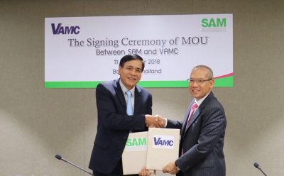 บริษัท บริหารสินทรัพย์สุขุมวิท จำกัด (SAM) ร่วมลงนามบันทึกข้อตกลงความร่วมมือกับ Chairman of Vietnam Asset Management Company (VAMC)