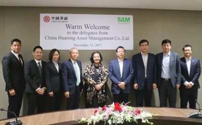 SAM ต้อนรับ CHINA HUARONG AMC