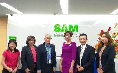 SAM ให้การต้อนรับ SMC ร่วมแสดงความยินดีกับผู้บริหารสูงสุดคนใหม่