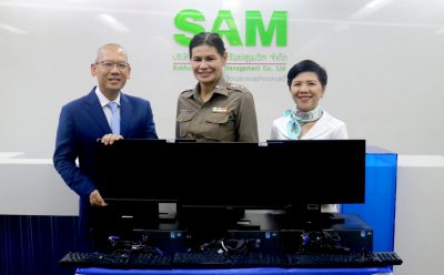 SAM บริจาคคอมพิวเตอร์ 3 หน่วยงาน