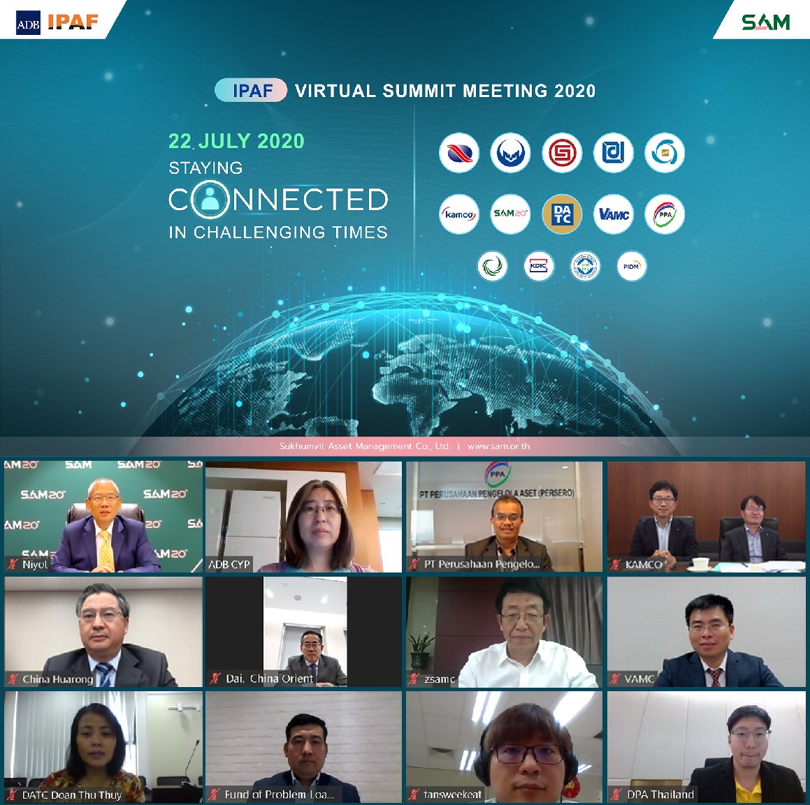 SAM เป็นเจ้าภาพจัดการประชุม IPAF ครั้งที่ 6 ผ่านออนไลน์