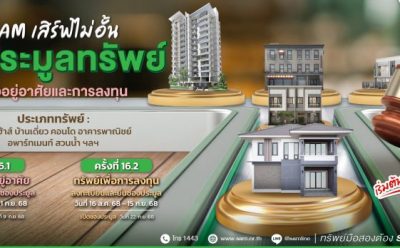 SAM ชวนต่อยอดธุรกิจเปิดประมูลสวนน้ำขนาดใหญ่ชื่อดัง ใจกลางเมือง ใกล้สะพานข้ามแม่น้ำแคว พร้อมที่อยู่อาศัยทำเลทอง รวมมูลค่ากว่า 247 ลบ.