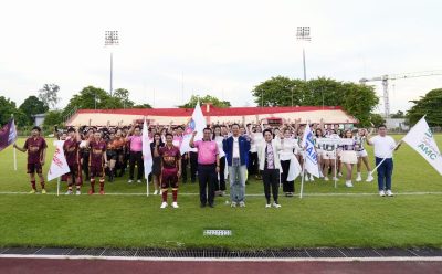SAM ร่วมงานฟุตบอลกระชับมิตร “AMC SUPER CUP ครั้งที่ 2”